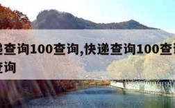 快递查询100查询,快递查询100查询单号查询