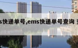 ems快递单号,ems快递单号查询 查快递