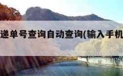 京东快递单号查询自动查询(输入手机号查订单)