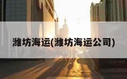 潍坊海运(潍坊海运公司)