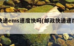 邮政快递ems速度快吗(邮政快递速度快吗?)