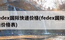 fedex国际快递价格(fedex国际快递价格表)