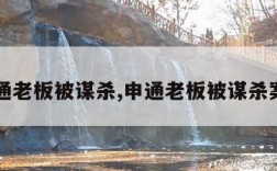 申通老板被谋杀,申通老板被谋杀案件