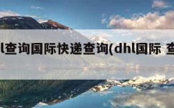 dhl查询国际快递查询(dhl国际 查询)