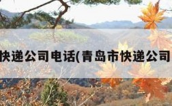 青岛快递公司电话(青岛市快递公司电话)