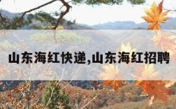 山东海红快递,山东海红招聘