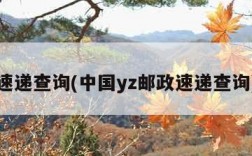 速递查询(中国yz邮政速递查询)