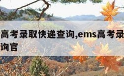 ems高考录取快递查询,ems高考录取快递查询官